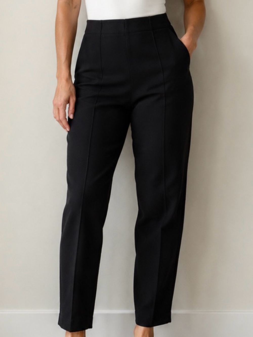 BANANA REPUBLIC High-Waist Tailored Black Dress Pants Size 4